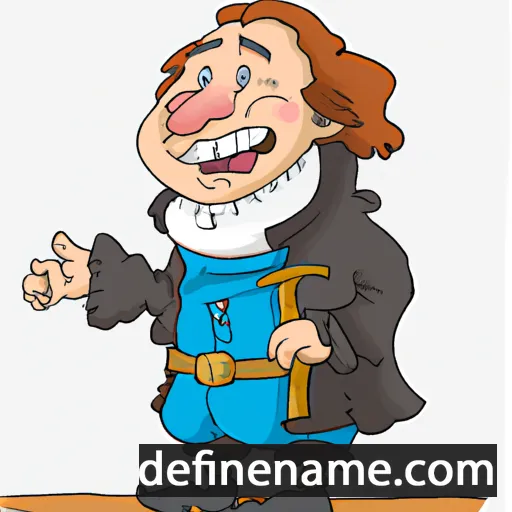 cartoon of the name Gustavus