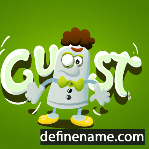 cartoon of the name Gusto