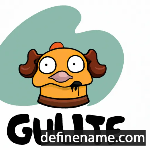 cartoon of the name Gutle