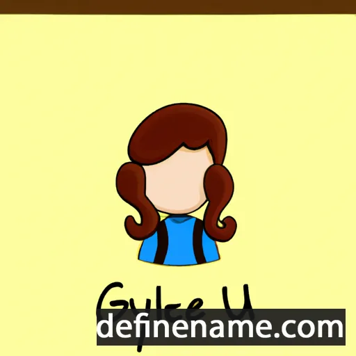 cartoon of the name Guylène