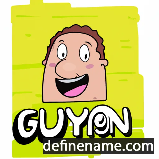 cartoon of the name Guyon