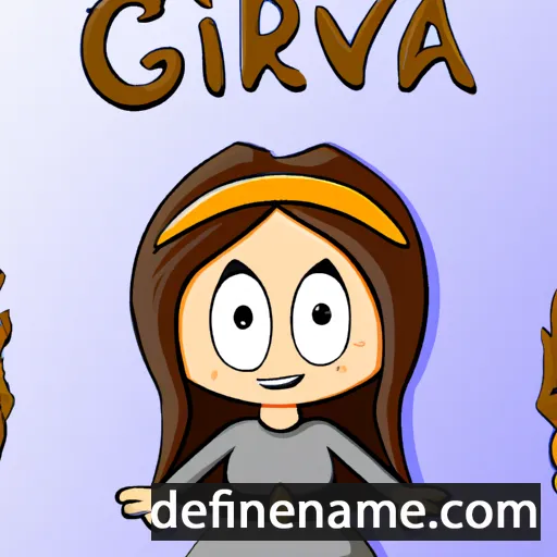 cartoon of the name Gvira