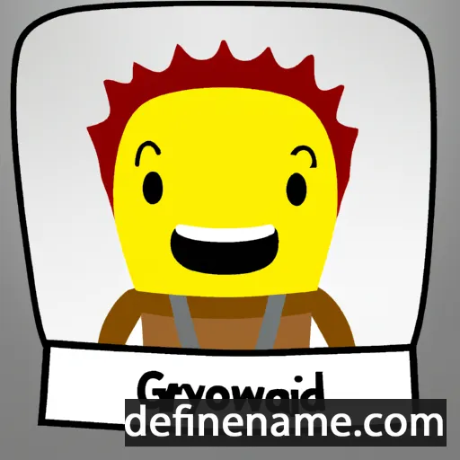 cartoon of the name Gwawrddydd