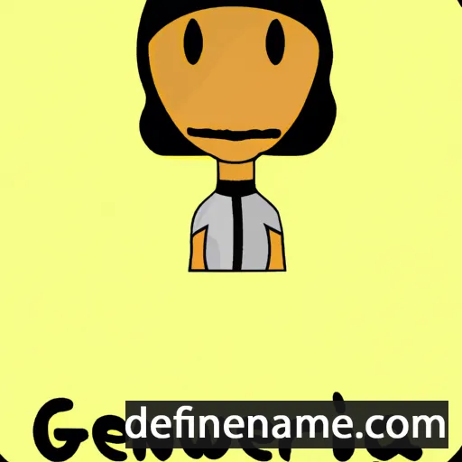 cartoon of the name Gweneira