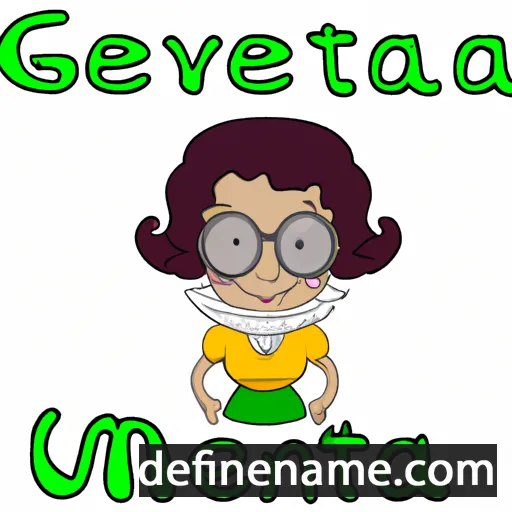 cartoon of the name Gwenetta