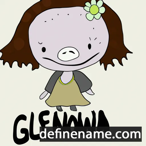 cartoon of the name Gwenola