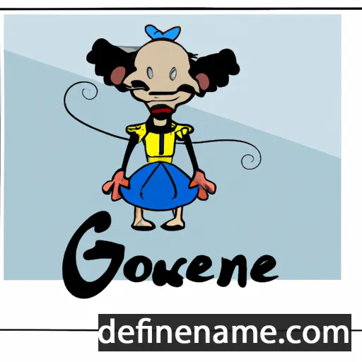 cartoon of the name Gwenole