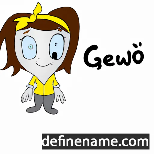 cartoon of the name Gwenou