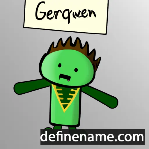 cartoon of the name Gwrgenau