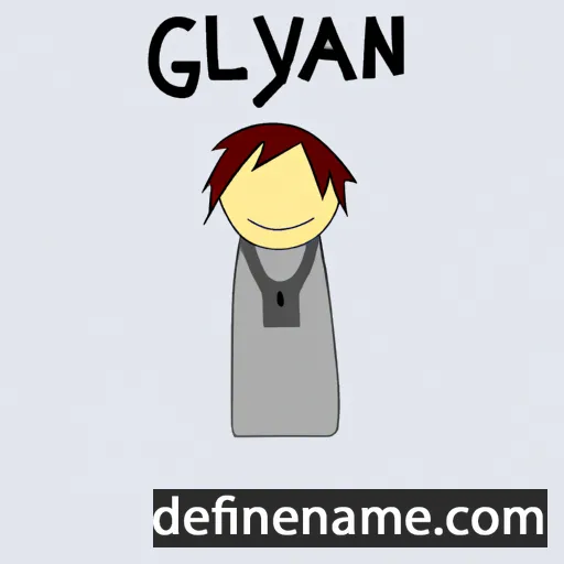 cartoon of the name Gwylan