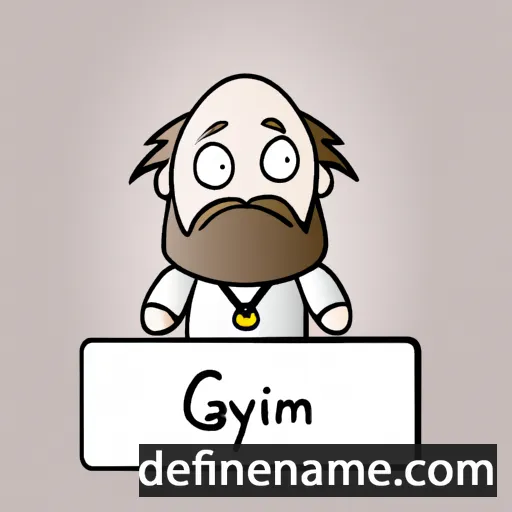 cartoon of the name Gýmir