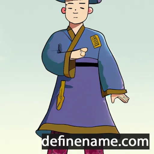 cartoon of the name Gyeong-ho