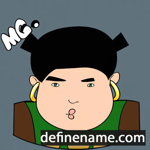 cartoon of the name Gyu-mae