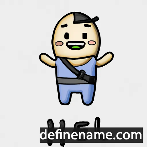 cartoon of the name Ha-Neul