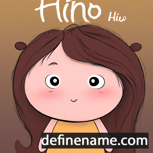 cartoon of the name Ha-nhi