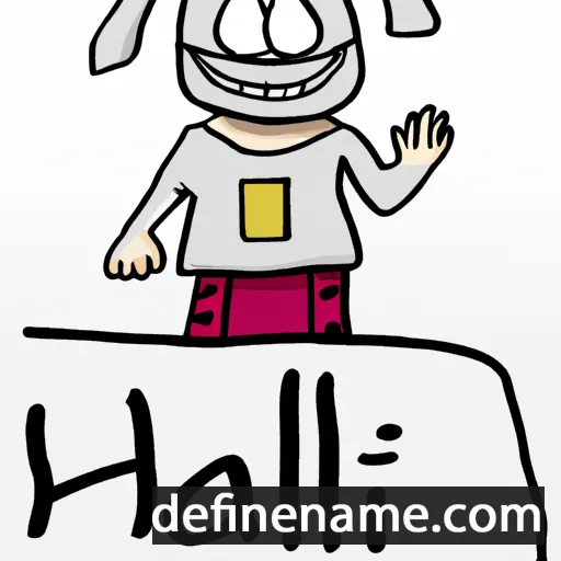 cartoon of the name Häli