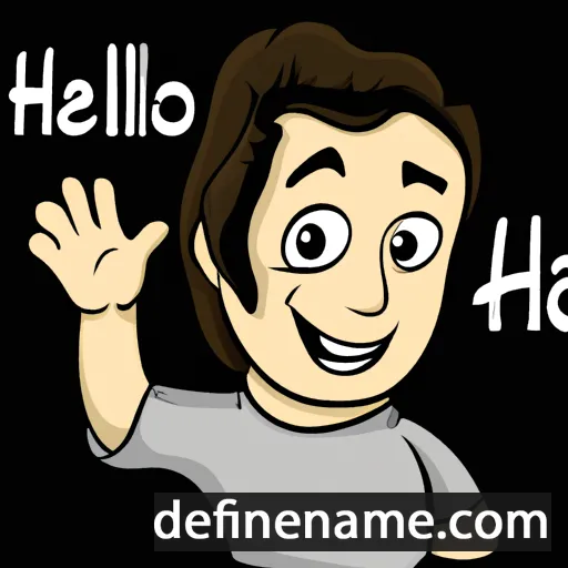 cartoon of the name Hai