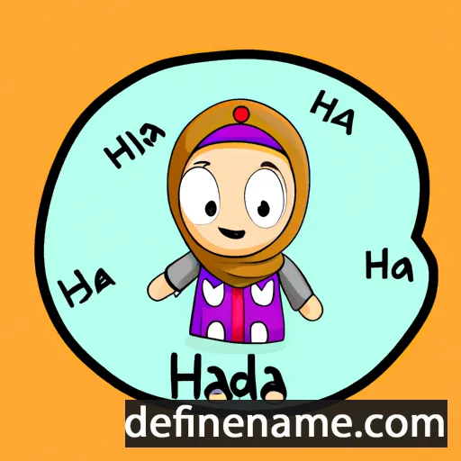 cartoon of the name Haidi