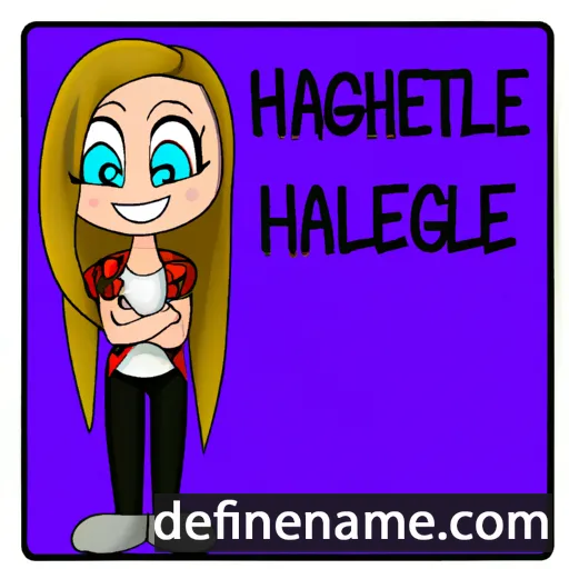 cartoon of the name Haisleigh