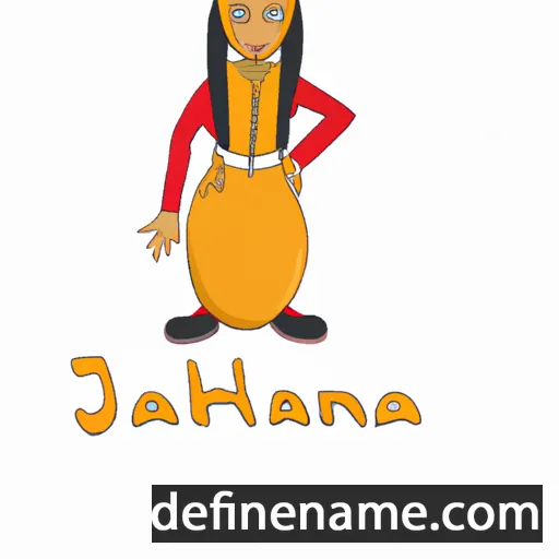 cartoon of the name Hajanirina