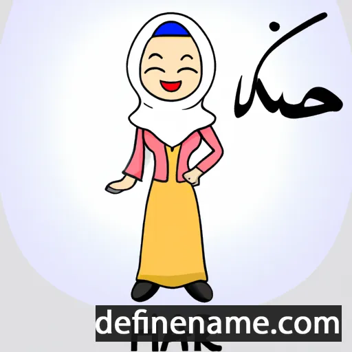 cartoon of the name Hajra