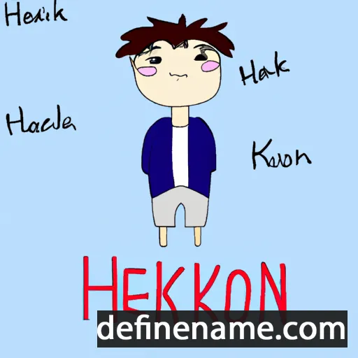 Hak-yeon cartoon