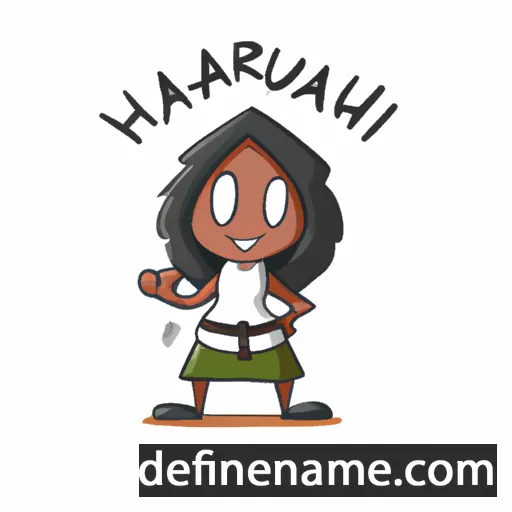 cartoon of the name Haƙurau