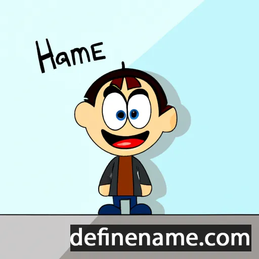 cartoon of the name Hakimeh