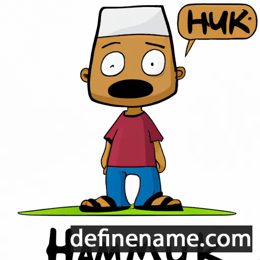 cartoon of the name Hakimu