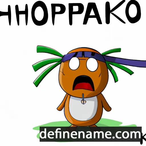 cartoon of the name Hakopa