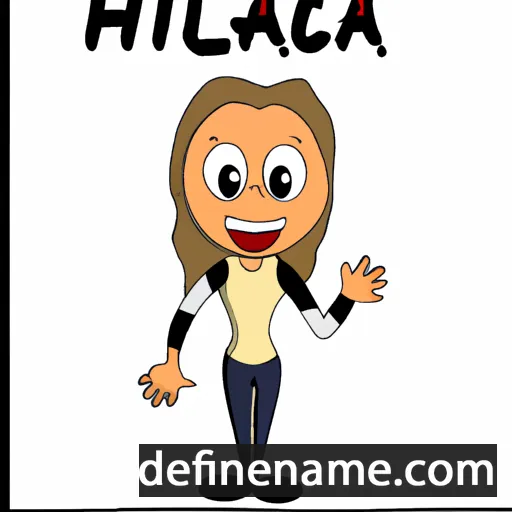 Halcia cartoon