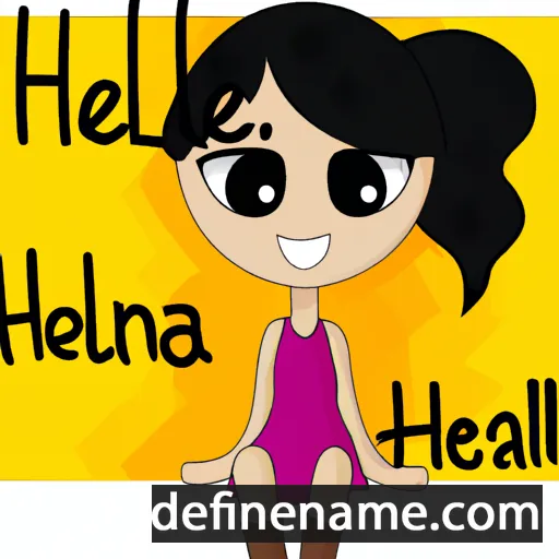 Haleena cartoon