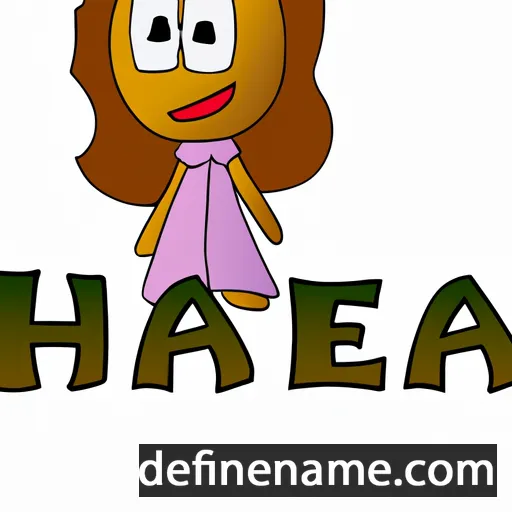 cartoon of the name Halema