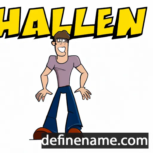 cartoon of the name Halen