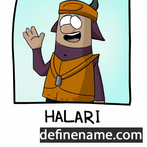 Hallar cartoon