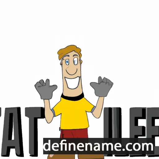 cartoon of the name Hallet