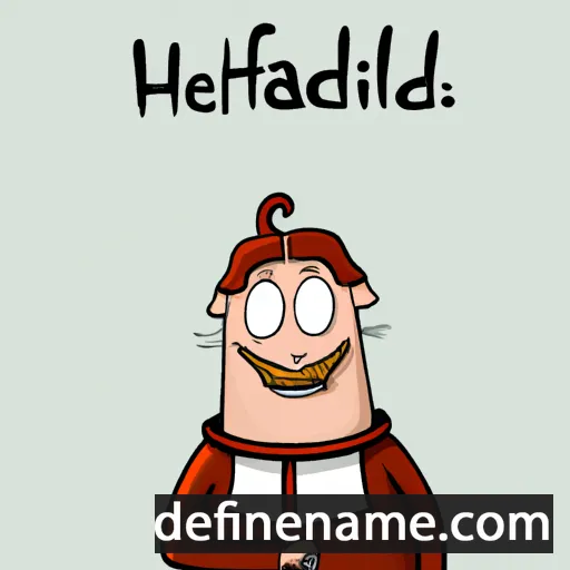 cartoon of the name Hallfreðr