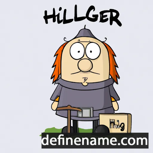 Hallgerðr cartoon