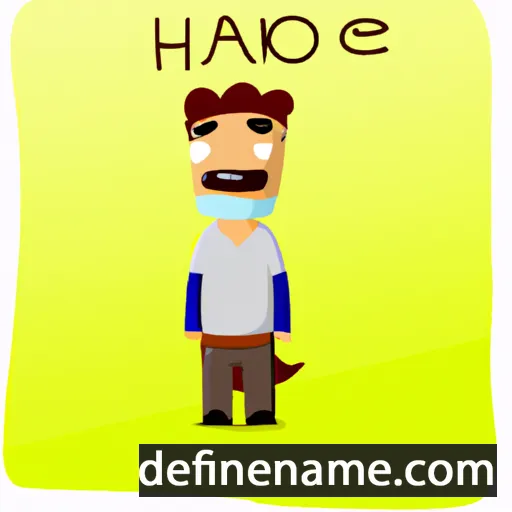 cartoon of the name Haloke