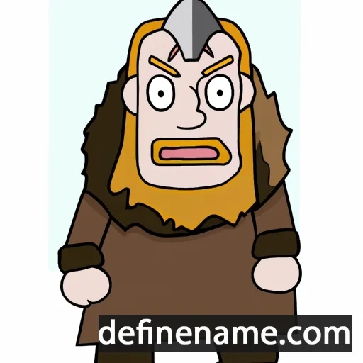 cartoon of the name Halvarður