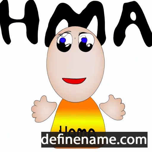 cartoon of the name Hama