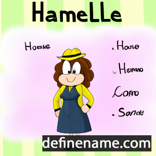 cartoon of the name Hameline