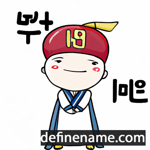 cartoon of the name Han-byeol