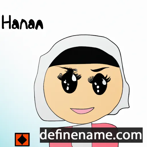 Hanane cartoon