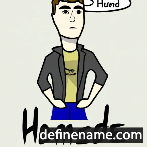 cartoon of the name Handsome