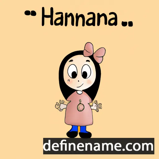 cartoon of the name Hannamaija