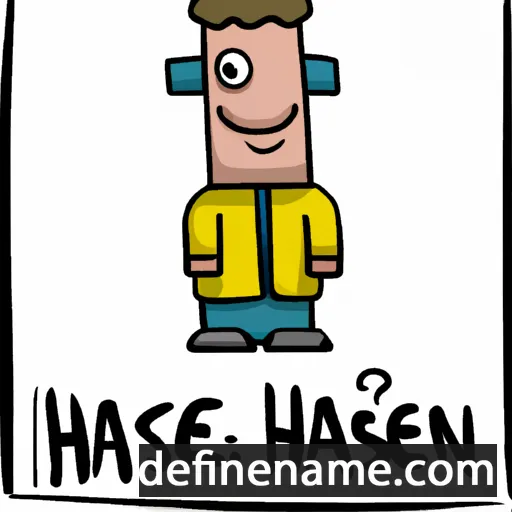 cartoon of the name Hansen