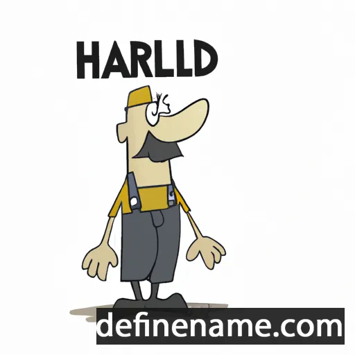 cartoon of the name Härold