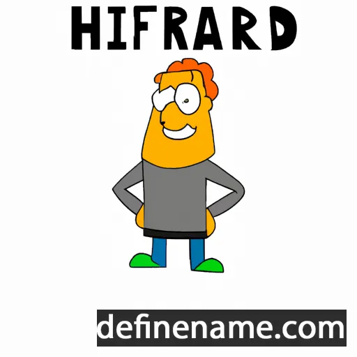 cartoon of the name Hardfrid