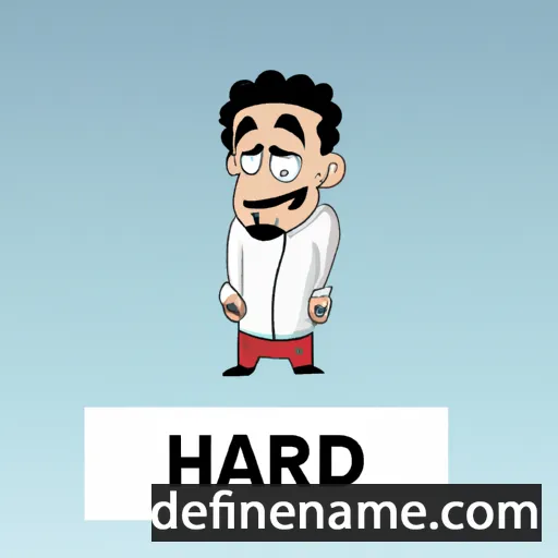 cartoon of the name Hardi